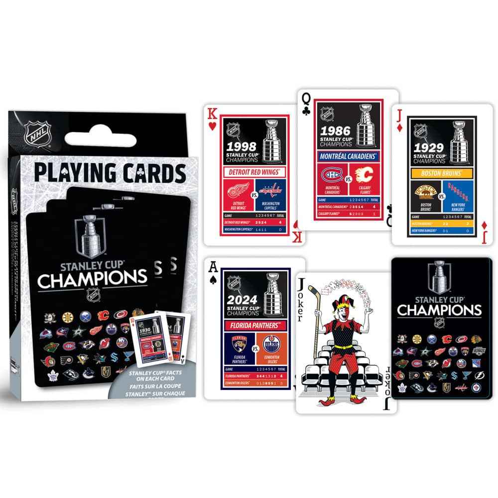 NHL Stanley Cup Playing Cards - 54 Card Deck