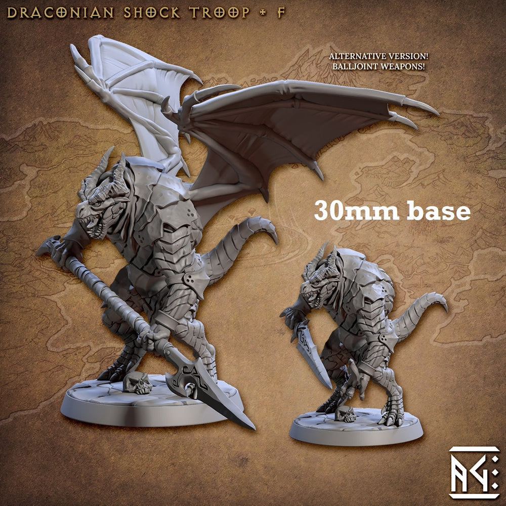Draconian Shock Troop: Sculpt F (Male Dragonborn Soldier) (Online Order Only)