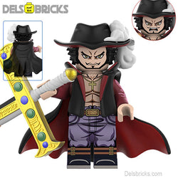 Dracule Mihawk from ONE PIECE Anime Lego Minifigures custom toys 3 (ONLINE ORDER ONLY)