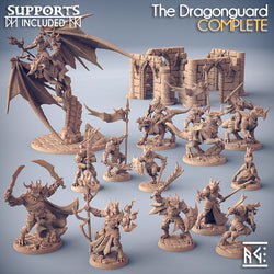 3D Printed Artisan Guild Modulars Dragonguard The Dragonguard 28mm 32mm (Online Only)