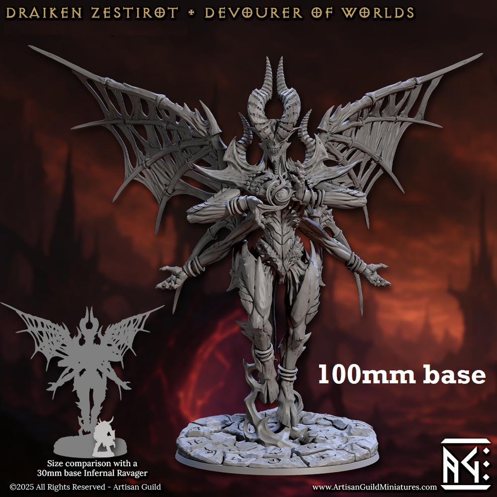 Draiken Zestirot, Devourer of Wolrds (Epic Demon Boss) (Online Only)