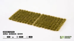 Gamers Grass | Grass Tuft | Small 6mm | Dry Green (ONLINE ORDER ONLY)