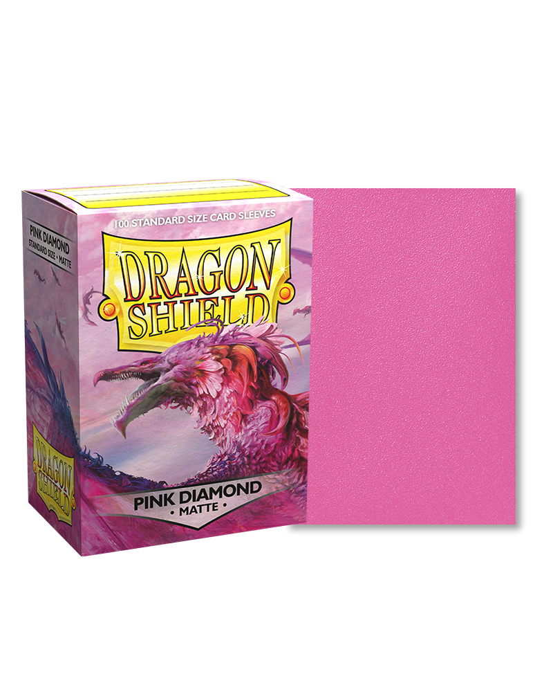 Dragon Shield Matte Sleeve - Pink Diamond 100ct (Online Order Only)