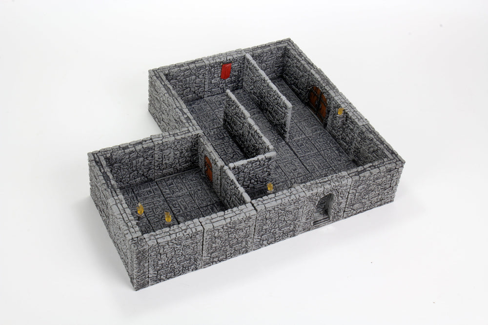 WarLock Tiles: Dungeon Tiles II - Full Height Stone Walls Expansion (ONLINE ORDER ONLY)