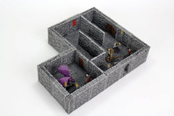 WarLock Tiles: Dungeon Tiles II - Full Height Stone Walls Expansion (ONLINE ORDER ONLY)
