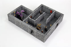 WarLock Tiles: Dungeon Tiles II - Full Height Stone Walls Expansion (ONLINE ORDER ONLY)