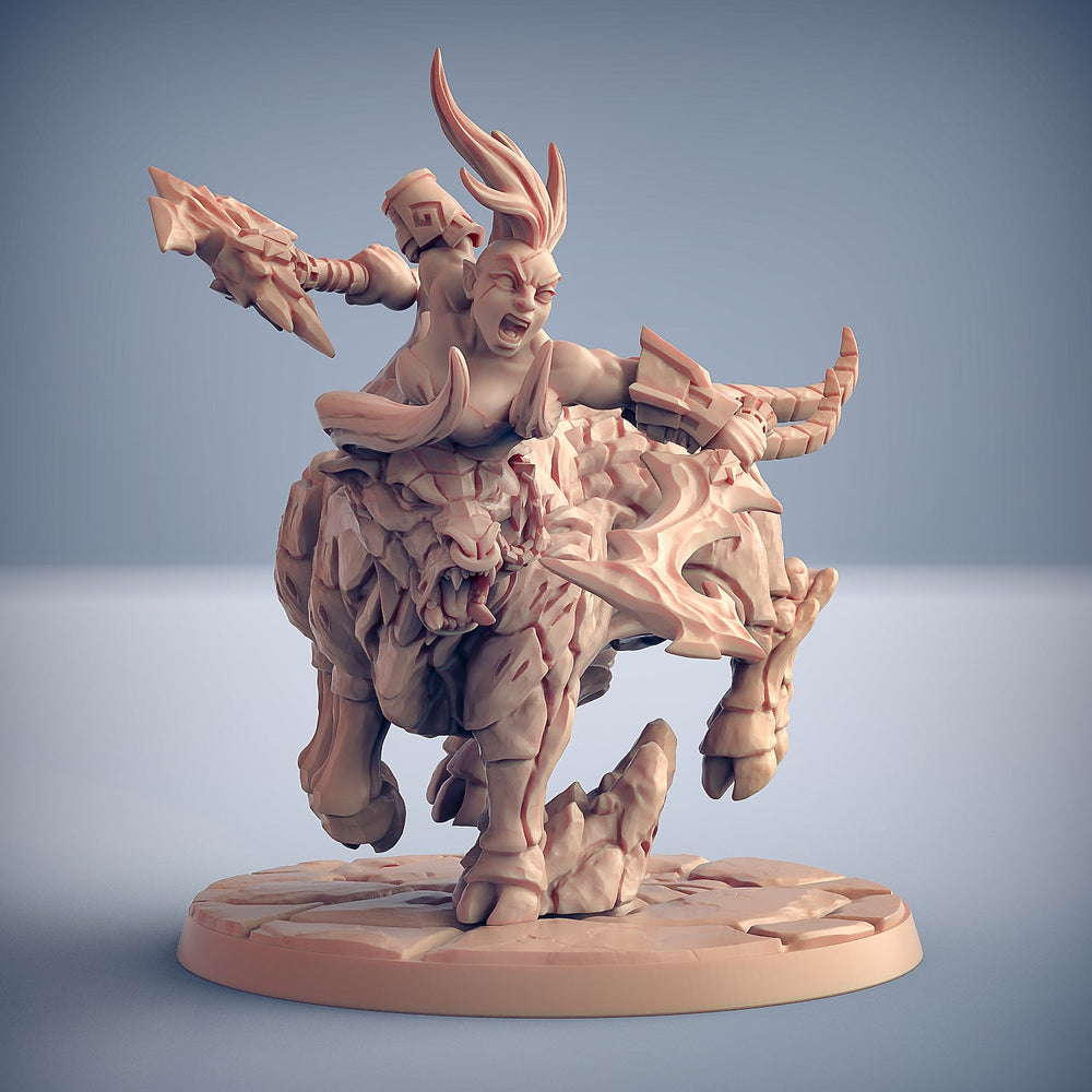 3D Printed Artisan Guild Kalkotaurs Dumlok Flameseekers 28mm 32mm (Online Only)