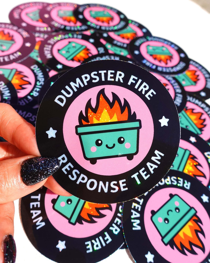 Dumpster Fire Response Team Sticker