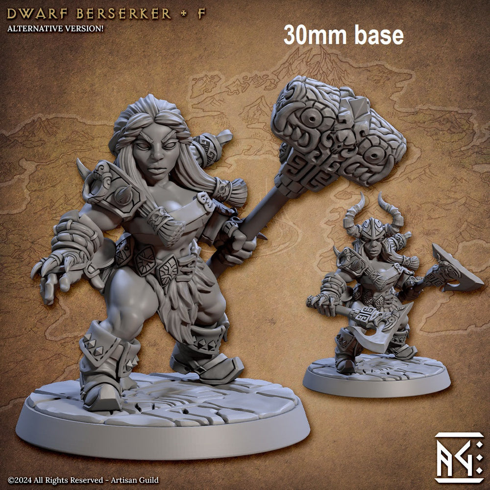 Dwarf Berserker (Base Sculpt F) (Online Only)