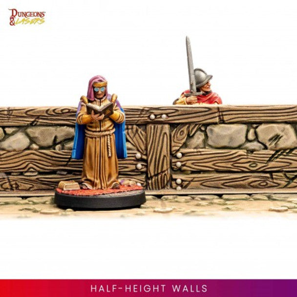 Dungeons & Lasers: Dwarven Mine Half-Height Walls