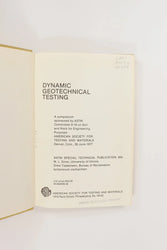 Dynamic Geotechnical Testing (ONLINE ORDER ONLY)