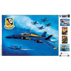 America's Navy - Blue Angels in Unison 1000 Piece Jigsaw Puzzle