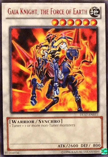 Gaia Knight, the Force of Earth (Red) [DL17-EN011] Rare (ONLINE ORDER ONLY)