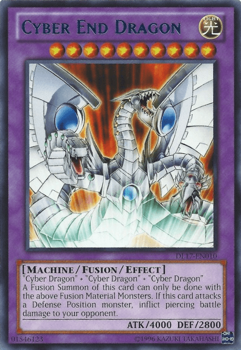 Cyber End Dragon (Blue) [DL17-EN010] Rare (ONLINE ORDER ONLY)