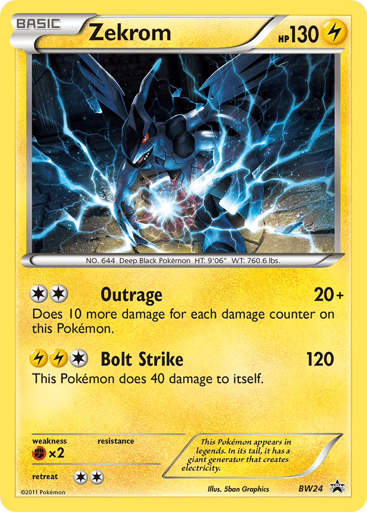 Zekrom (BW24) [Black & White: Black Star Promos] (Online Only)