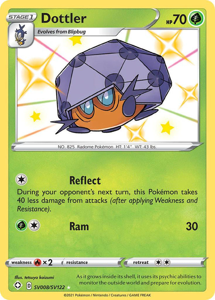 Dottler (SV008/SV122) [Sword & Shield: Shining Fates] (Online Only)
