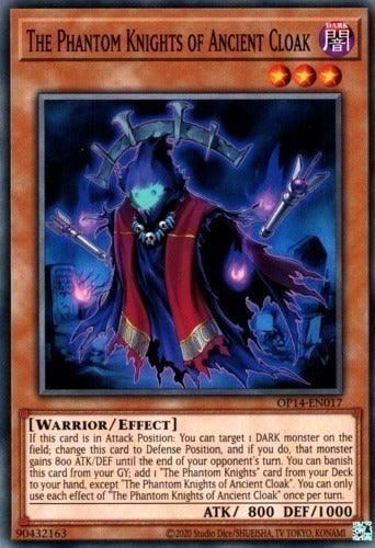 The Phantom Knights of Ancient Cloak [OP14-EN017] Common (ONLINE ORDER ONLY)