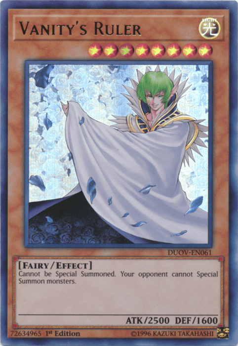 Vanity's Ruler [DUOV-EN061] Ultra Rare (ONLINE ORDER ONLY)