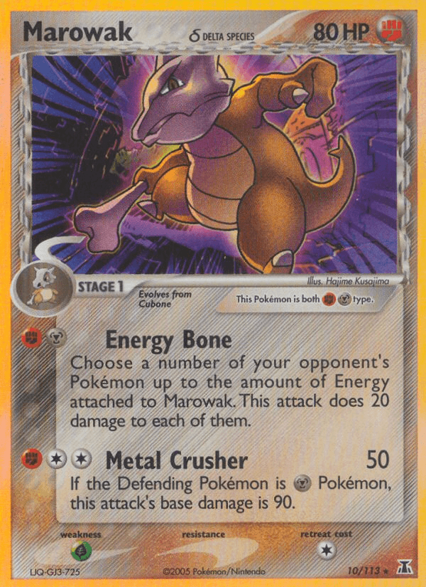 Marowak (10/113) (Delta Species) [EX: Delta Species] (Online Only)