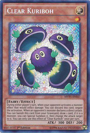 Clear Kuriboh [MVP1-ENS47] Secret Rare (ONLINE ORDER ONLY)