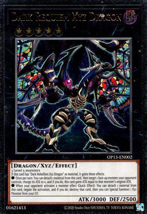 Dark Requiem Xyz Dragon [OP15-EN002] Ultimate Rare (ONLINE ORDER ONLY)