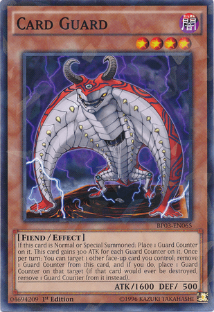 Card Guard [BP03-EN065] Shatterfoil Rare (ONLINE ORDER ONLY)