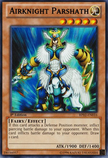 Airknight Parshath [BP02-EN016] Rare (ONLINE ORDER ONLY)