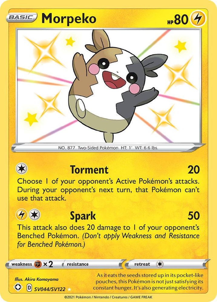 Morpeko (SV044/SV122) [Sword & Shield: Shining Fates] (Online Only)