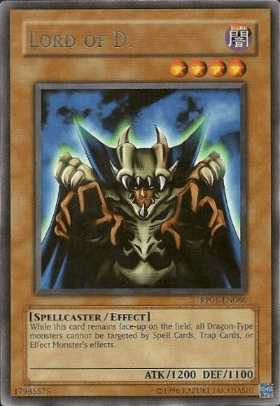 Lord of D. [RP01-EN086] Rare (ONLINE ORDER ONLY)