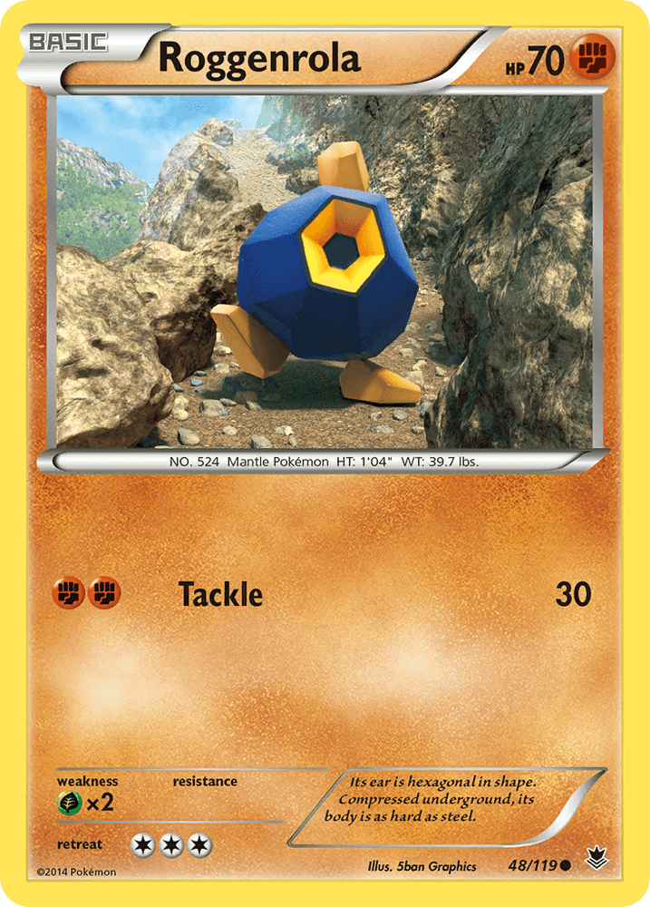 Roggenrola (48/119) [XY: Phantom Forces] (Online Only)