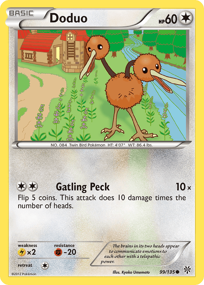 Doduo (99/135) [Black & White: Plasma Storm] (Online Only)