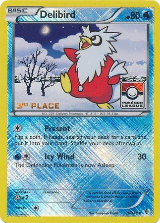 Delibird (38/149) (League Promo 3rd Place) [Black & White: Boundaries Crossed] (Online Only)