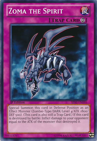 Zoma the Spirit [BP02-EN194] Mosaic Rare (ONLINE ORDER ONLY)