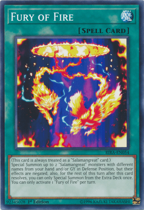 Fury of Fire [RIRA-EN054] Common (ONLINE ORDER ONLY)