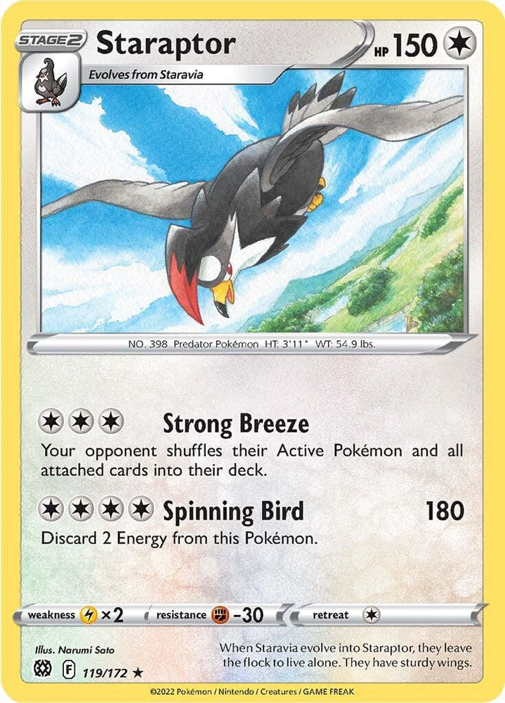 Staraptor (119/172) [Sword & Shield: Brilliant Stars] (Online Only)