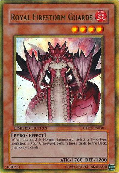 Royal Firestorm Guards [GLD2-EN030] Ultra Rare (ONLINE ORDER ONLY)