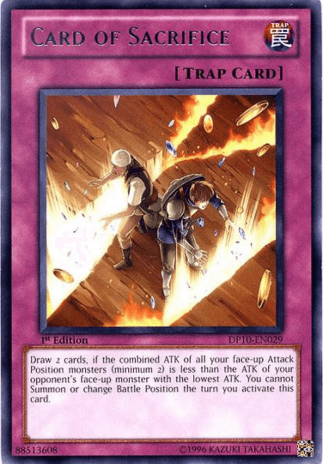 Card of Sacrifice [DP10-EN029] Rare (ONLINE ORDER ONLY)