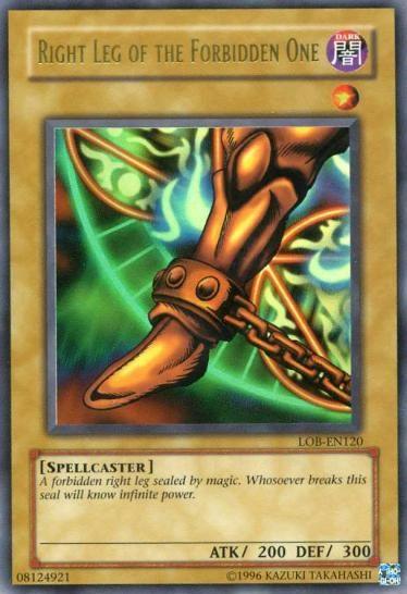 Right Leg of the Forbidden One [LOB-EN120] Ultra Rare (ONLINE ORDER ONLY)