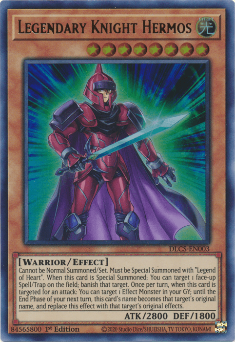 Legendary Knight Hermos [DLCS-EN003] Ultra Rare (ONLINE ORDER ONLY)