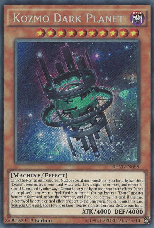 Kozmo Dark Planet [SHVI-EN085] Secret Rare (ONLINE ORDER ONLY)
