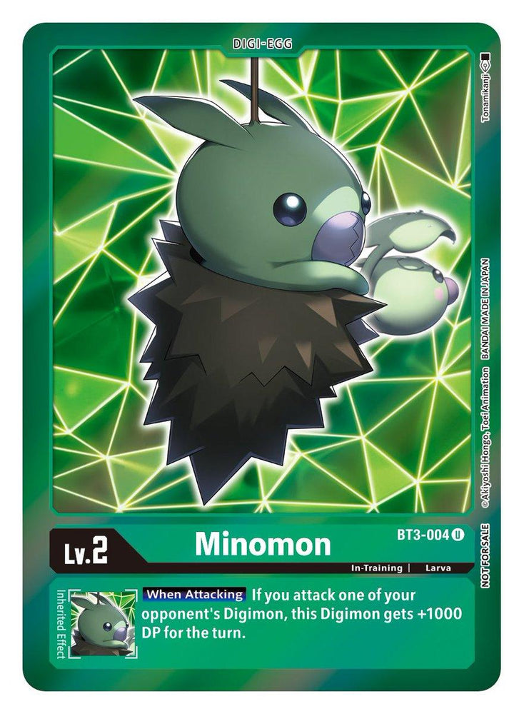 Minomon [BT3-004] (Event Pack 2) [Release Special Booster Ver.1.5] (ONLINE ORDER ONLY)