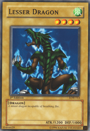 Lesser Dragon [LOB-113] Common (ONLINE ORDER ONLY)