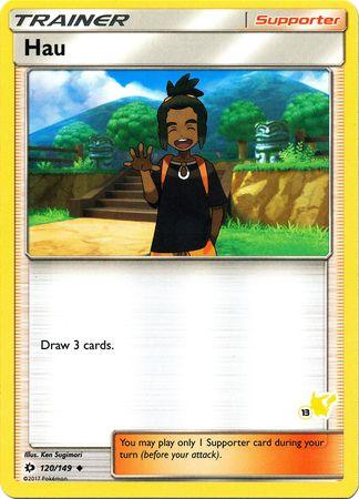 Hau (120/149) (Pikachu Stamp #13) [Battle Academy 2020] (Online Only)