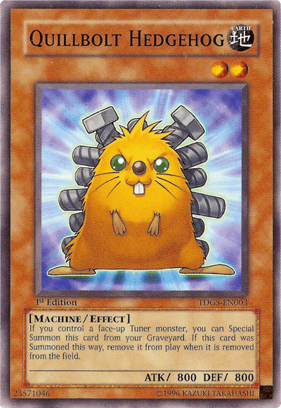 Quillbolt Hedgehog [TDGS-EN003] Common (ONLINE ORDER ONLY)