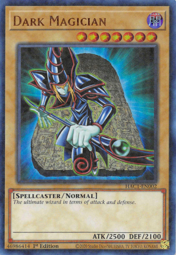 Dark Magician (Duel Terminal) [HAC1-EN002] Parallel Rare (ONLINE ORDER ONLY)