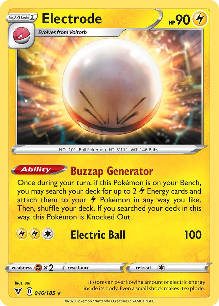Electrode (046/185) [Sword & Shield: Vivid Voltage] (Online Only)