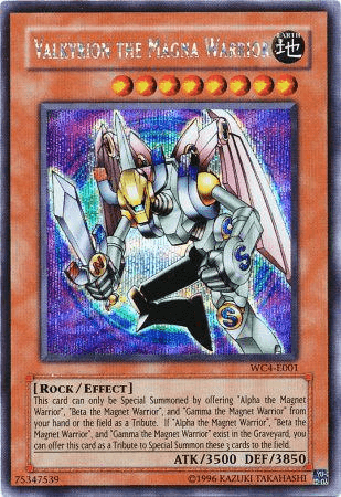 Valkyrion the Magna Warrior [WC4-E001] Prismatic Secret Rare (ONLINE ORDER ONLY)