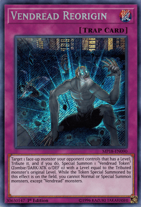 Vendread Reorigin [MP18-EN090] Secret Rare (ONLINE ORDER ONLY)