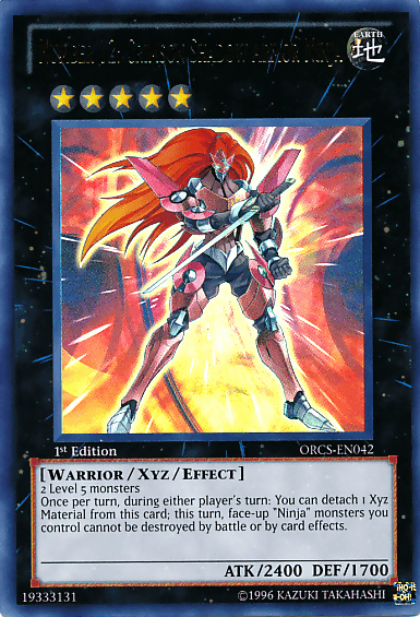 Number 12: Crimson Shadow Armor Ninja [ORCS-EN042] Ultra Rare (ONLINE ORDER ONLY)