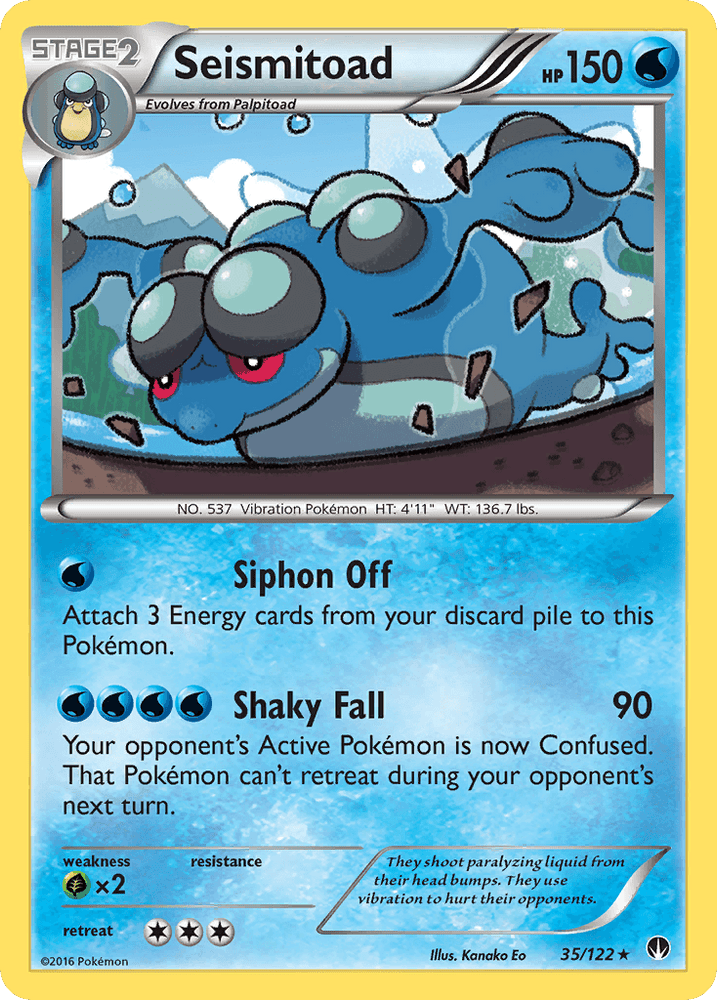 Seismitoad (35/122) [XY: BREAKpoint] (Online Only)